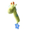 Plyšová hračka BabyOno, 0m+, pískacia s hryzačkou, žirafa