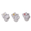 Ponožky bavlnené BabyOno, 0-6m, mesiačik, biela