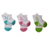 Ponožky bavlnené BabyOno, 0-6m, ružová