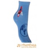 Ponožky protišmykové s protišmykovou vrstvou raketa modrá