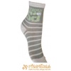 Ponožky protišmykové s protišmykovou vrstvou SPORT ON 62 zelenobéžová