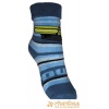 Ponožky froté s patentom buldozér modrosvetlomodrá