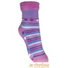Ponožky froté s patentom fialovoružová