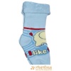 Ponožky froté s patentom sloník I LIKE ... svetlomodromodrá
