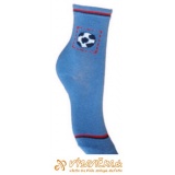 Ponožky protišmykové s protišmykovou vrstvou lopta modrá