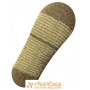 Ponožky protišmykové s protišmykovou vrstvou s vrstvou zo silikónu tuleň mini tyrkysová
