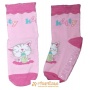 Ponožky protišmykové s protišmykovou vrstvou s vrstvou zo silikónu mačička kitty svetloružovoružová